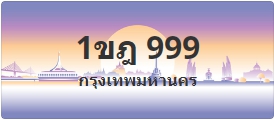 ป้ายประมูล 1ขฎ 999