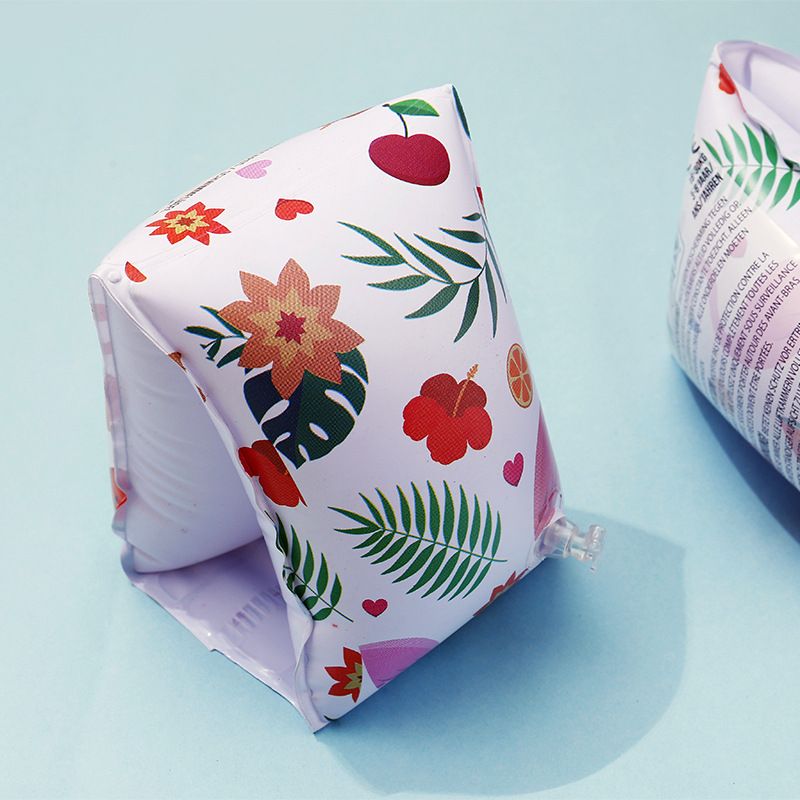 ปลอกแขนว่ายน้ำสำหรับเด็ก ลายผลไม้ ฟลามิงโก้ Inflatable Flamingo Arm Band for kid