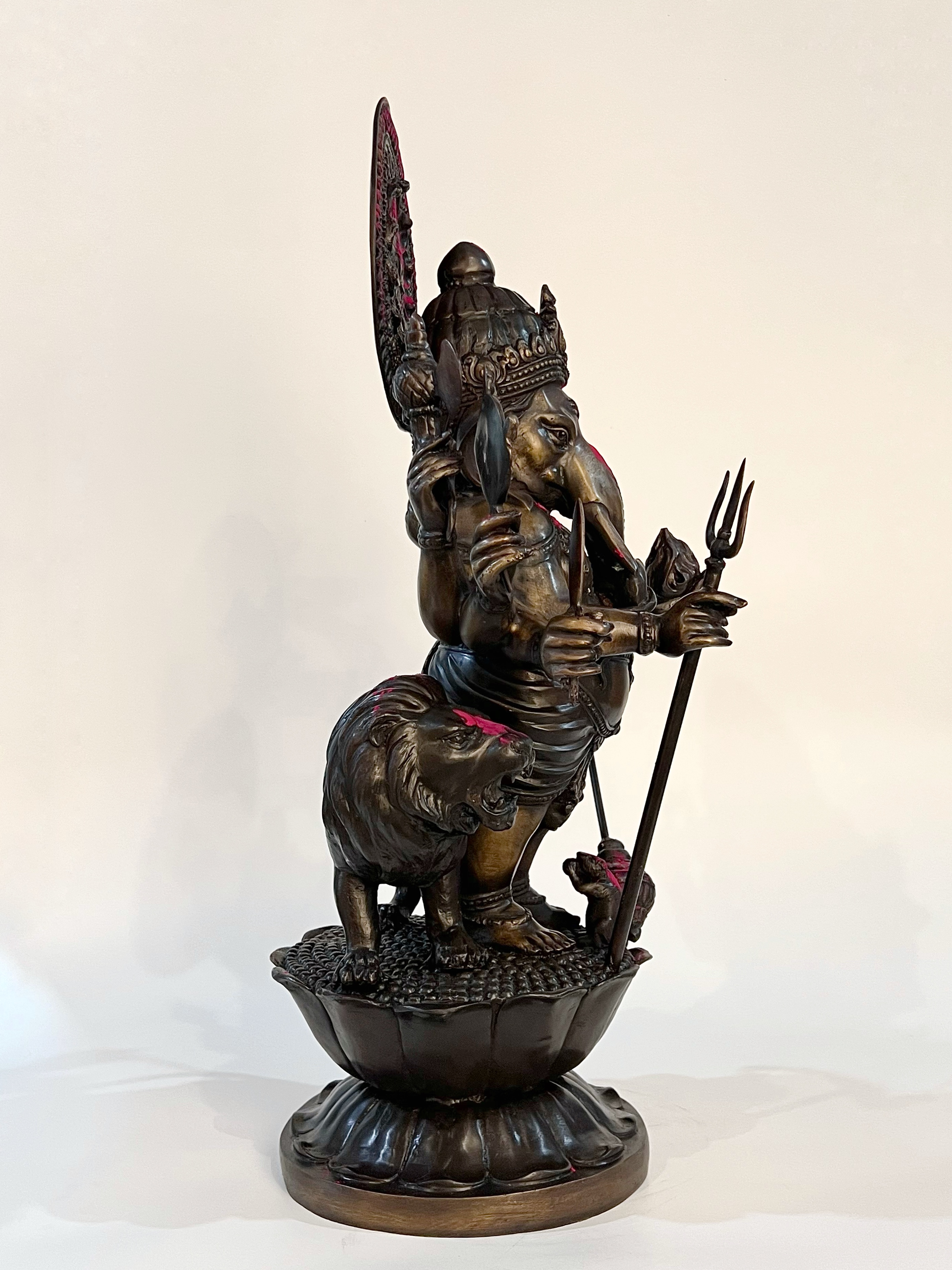 พระพิฆเนศ ปางศรีชูบาดิษติกานาปติ หรือ ปาง 51 ตา (ปางที่ 33) หน้าตัก 9 นิ้ว**