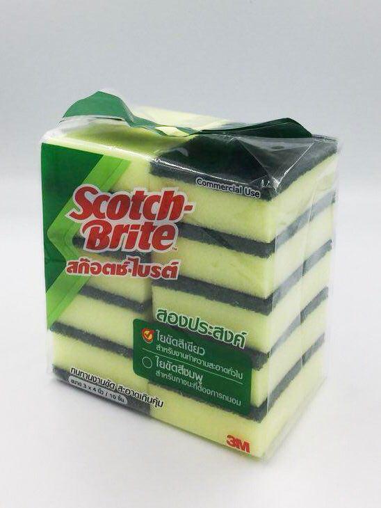 สก็อตไบร์ท ขนาด3*4 นิ้ว 10ชิ้น/แพ็ค