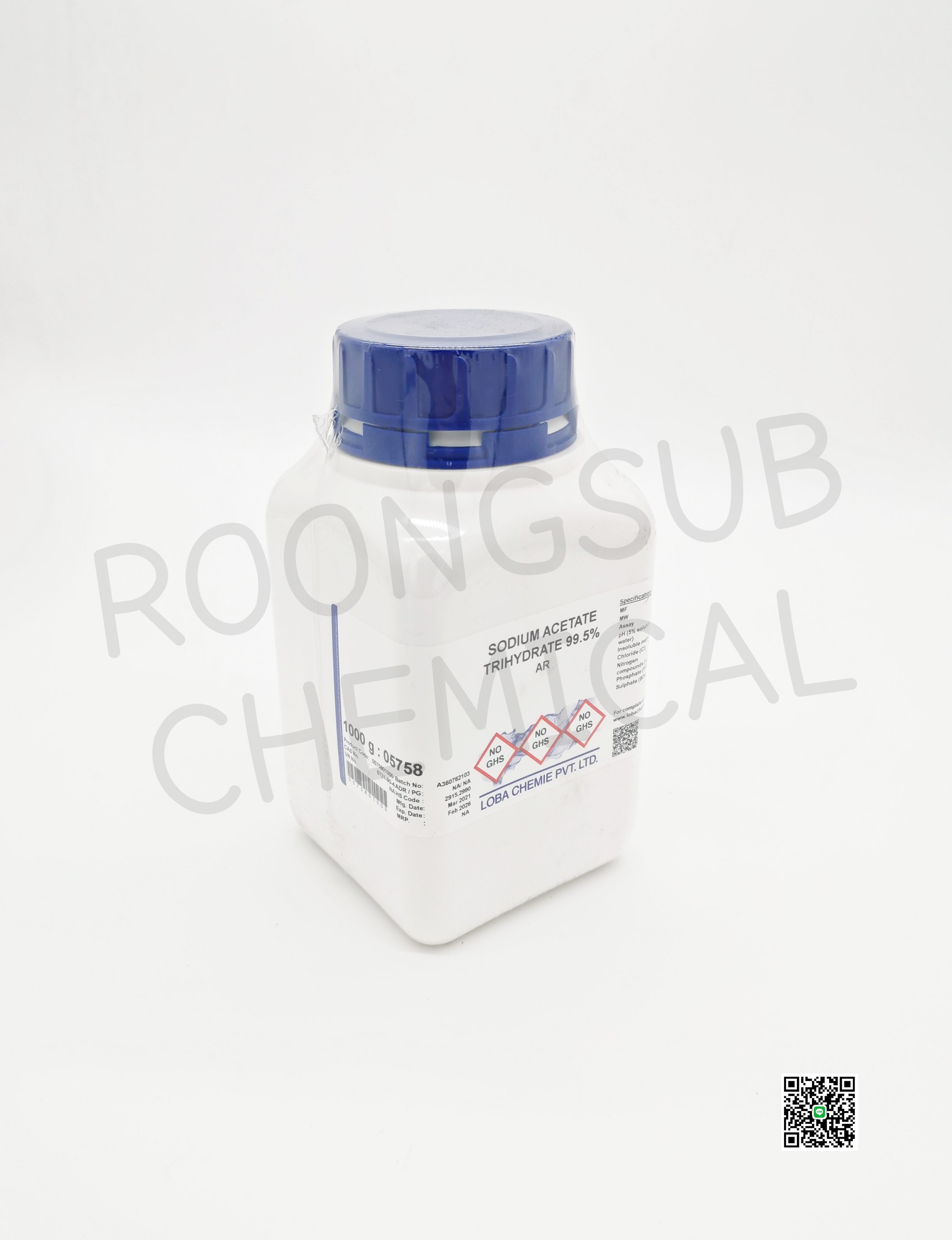 SODIUM ACETATE 3 น้ำ