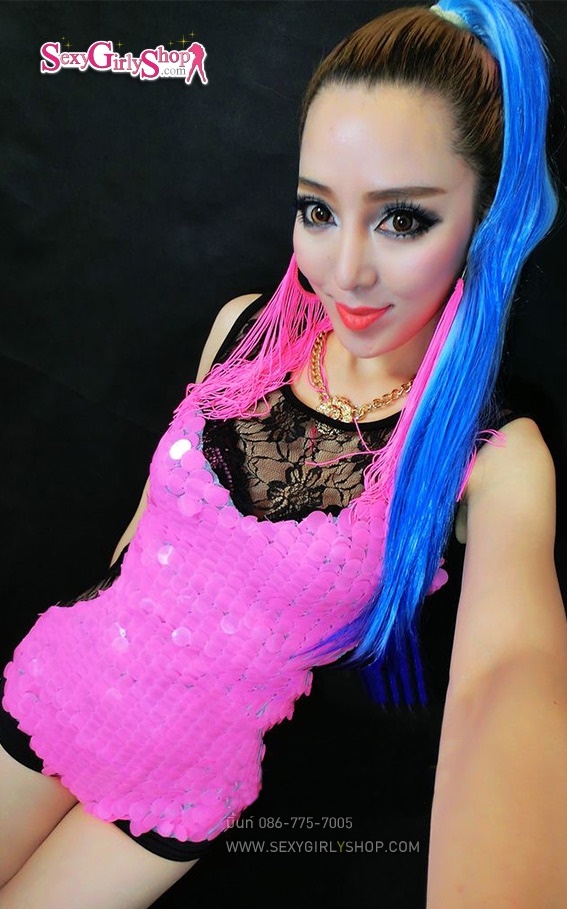 ชุดวันพีท ชุดแดนซเซอร์ ชุดแดนซเซอร์ชมพูนีออน ชุดเต้น ชุดจั๊มสูท