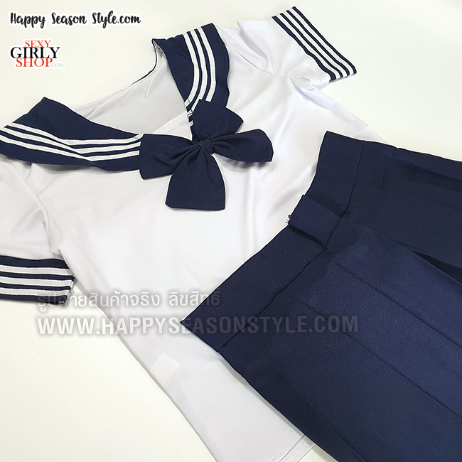 ชุดนักเรียน ชุดนักเรียนญี่ปุ่น มีให้เลือก 7 สี (น้ำเงิน, ชมพู, ฟ้า, แดง, เขียว, ม่วง, ชมพูบานเย็น)