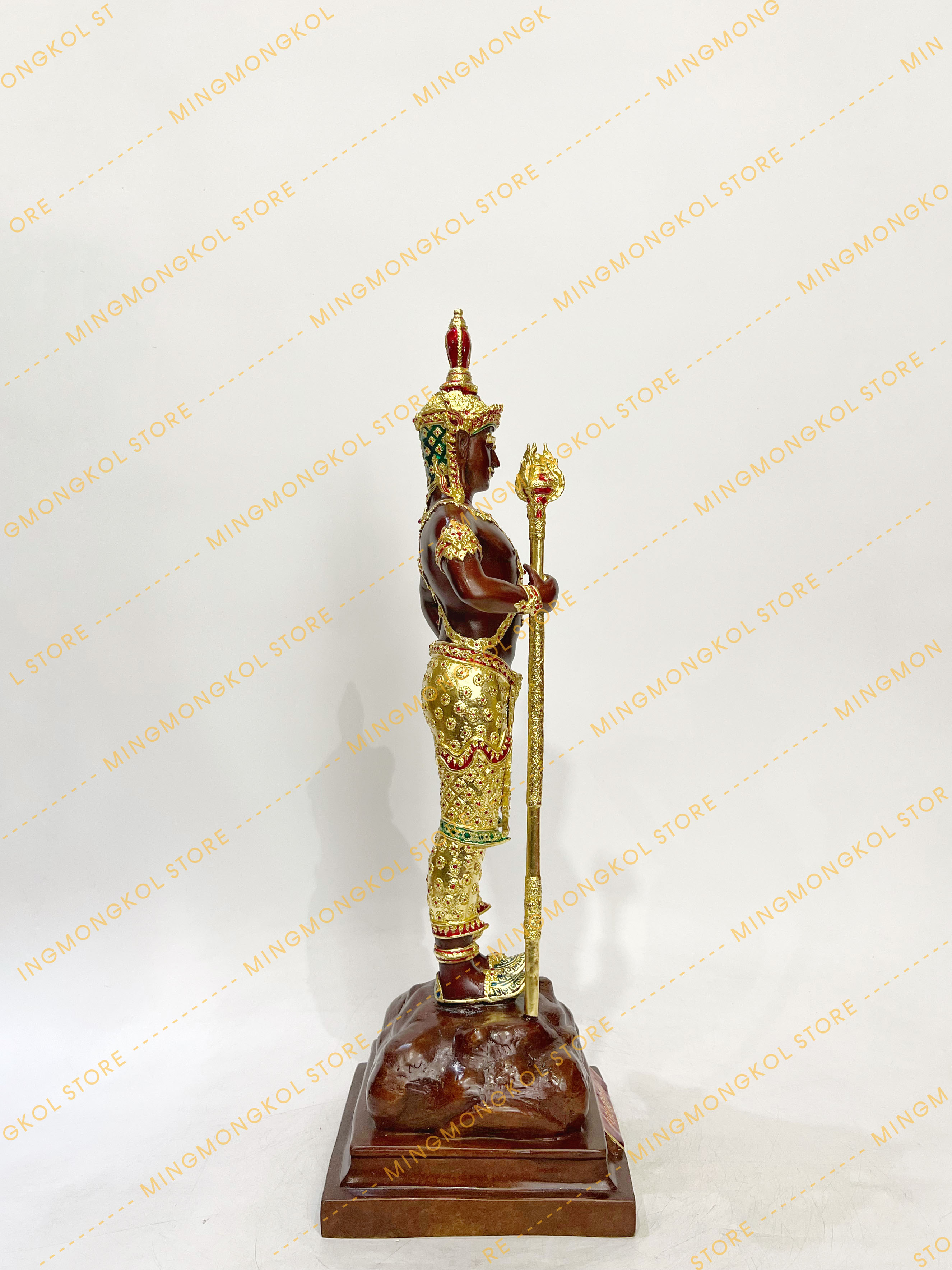 ตัวอย่างงานลงรักปิดทองคำเปลว ลงยา