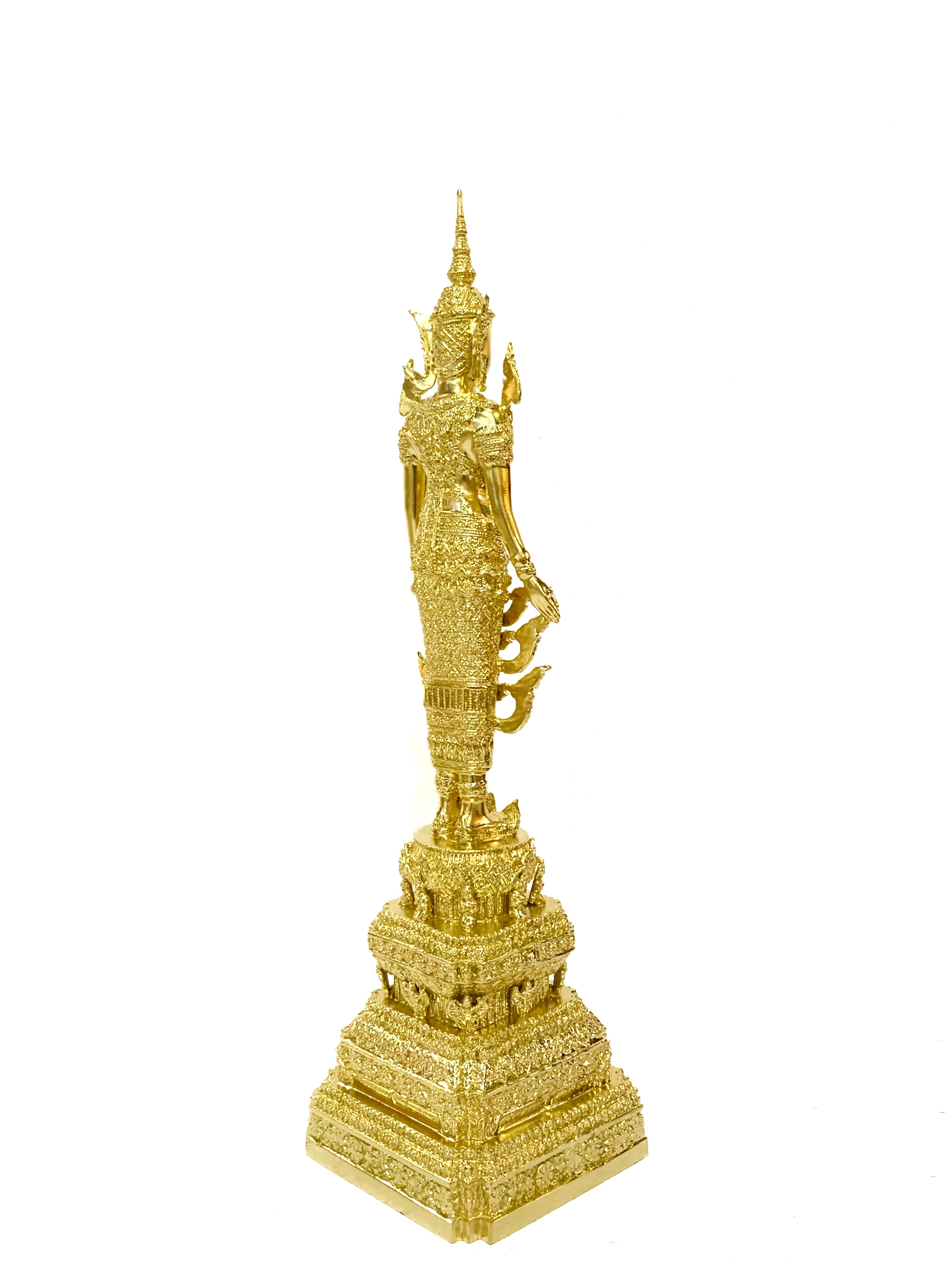 พระพุทธรูปปางเปิดโลก ทรงเครื่องจักพรรดิ์ หน้าตัก 5 นิ้ว