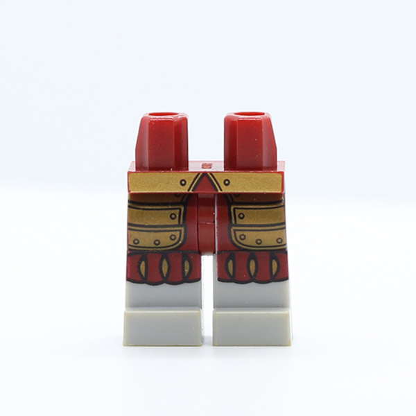CS08 Hips and Light Bluish Gray Legs with Gold Belt and Armor Pattern