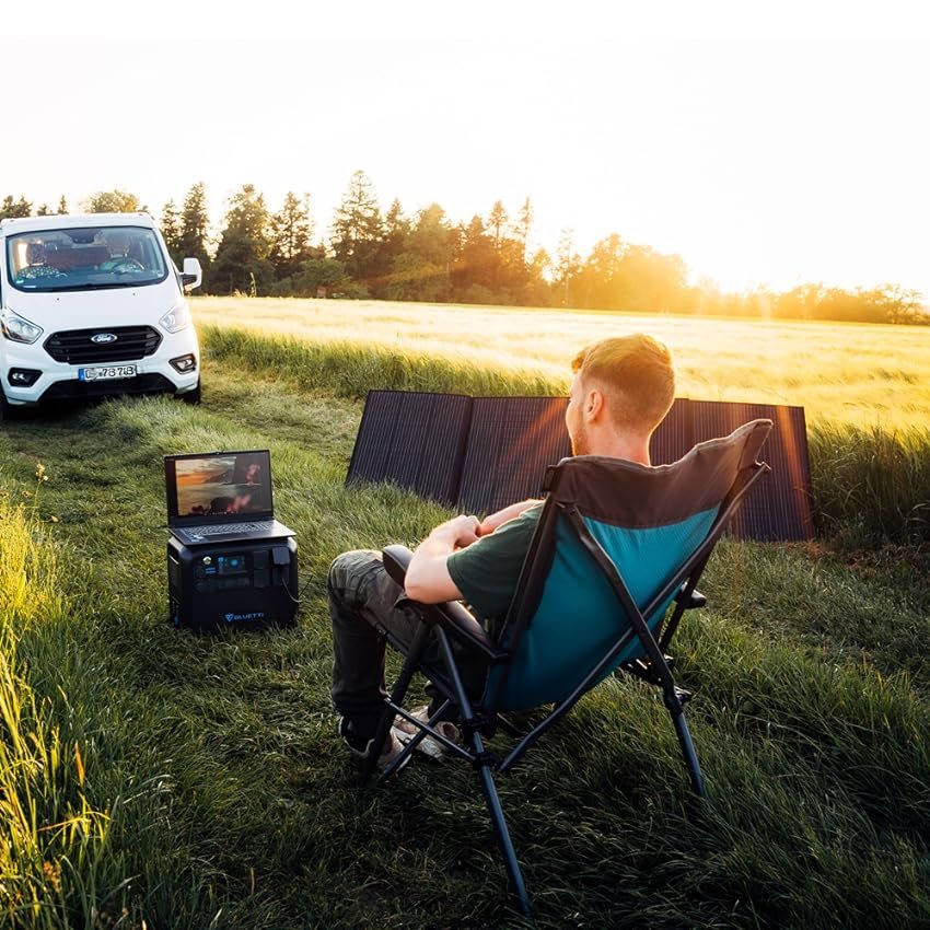 BLUETTI AC200MAX Portable Power Station + MP200 Solar Cell เซทแบตเตอรี่สำรองพกพา พร้อมโซลาร์เซลล์