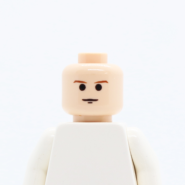 Male SW Brown Eyebrows and Chin Dimple Pattern - Hollow Stud