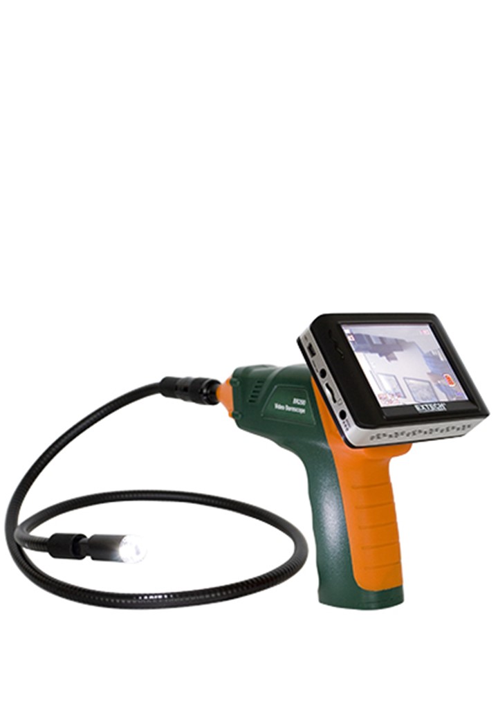 EXTECH BR250-5 กล้องงู กล้องสำรวจพื้นที่เข้าถึงยาก กล้องส่องในพื้นที่แคบ Video Borescope/Wireless Inspection Camera 9mm camera diameter and 3.5" Color TFT LCD Wireless Monitor