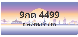 ป้ายประมูล 9กด 4499