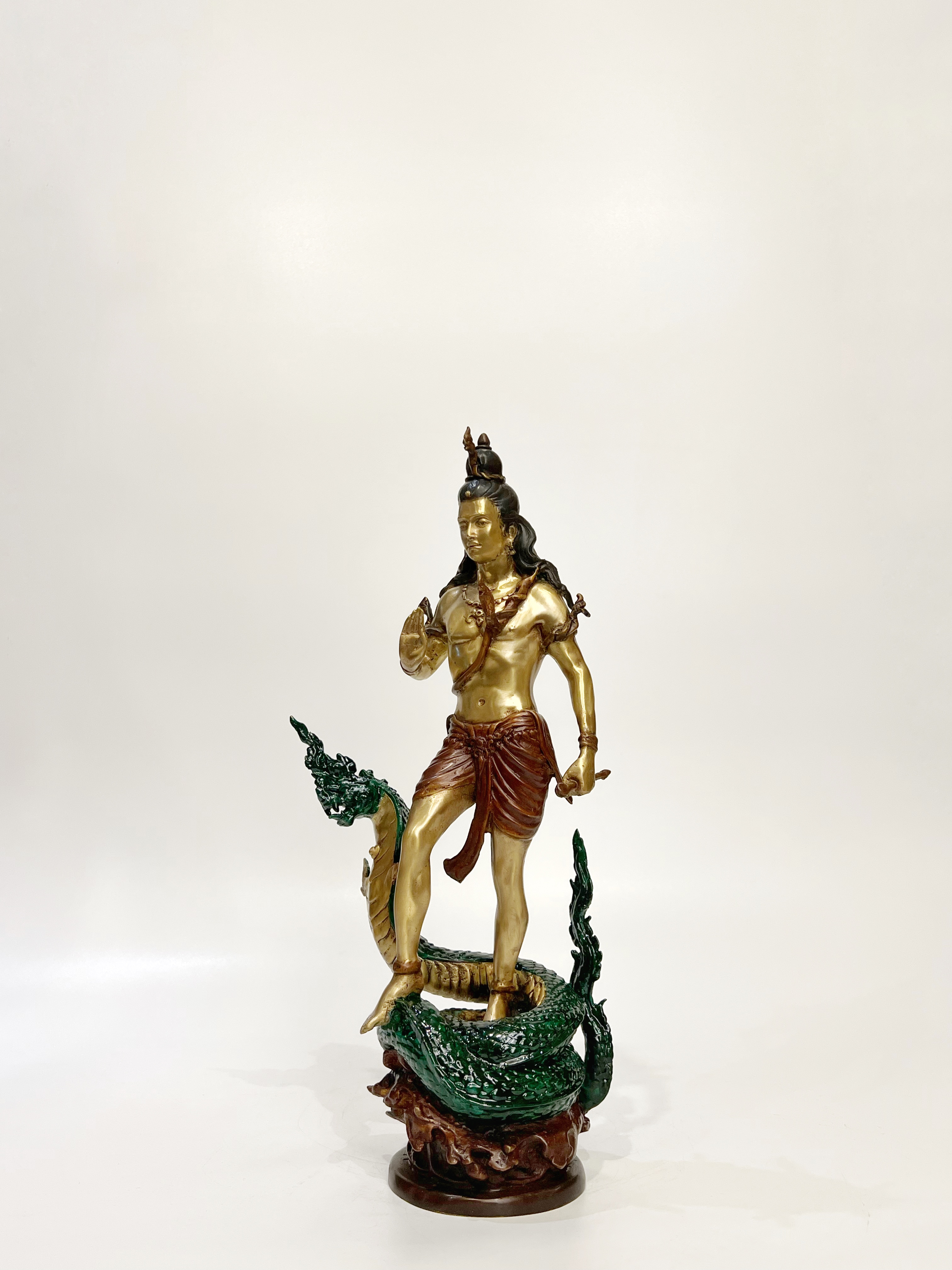 นาคาธิปดีศรีสุทโธ และ นาคีศรีปทุมมา (ขนาดสูง 14 นิ้ว)