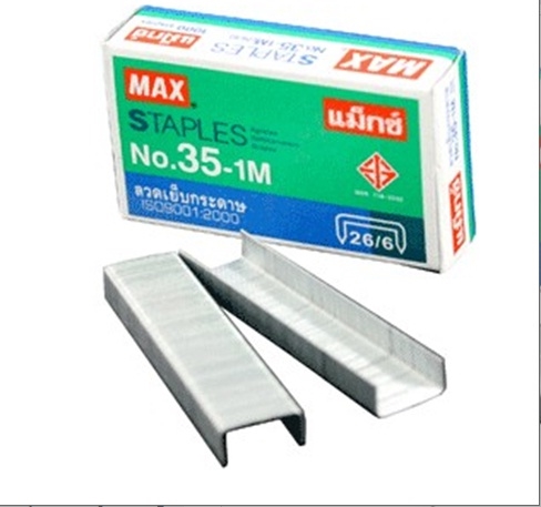 ลวดเย็บกระดาษ Max เบอร์35 (ขายยกแพ็คบรรจุ 24กล่อง)