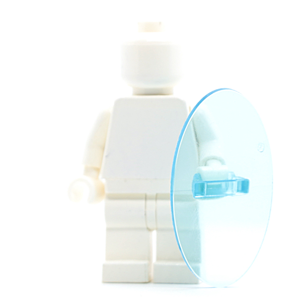 Oval Trans Light Blue