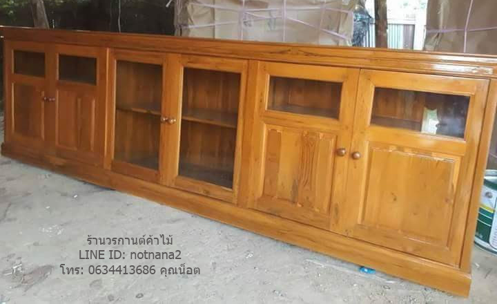เคาน์เตอร์ไม้สักรหัสAG40
