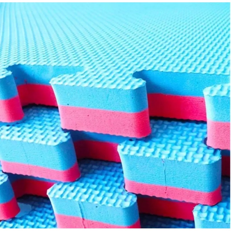 พื้นโฟม EVA สองหน้าสำหรับออกกำลังกายแบบจิ๊กซอTwo face EVA Foam flooring