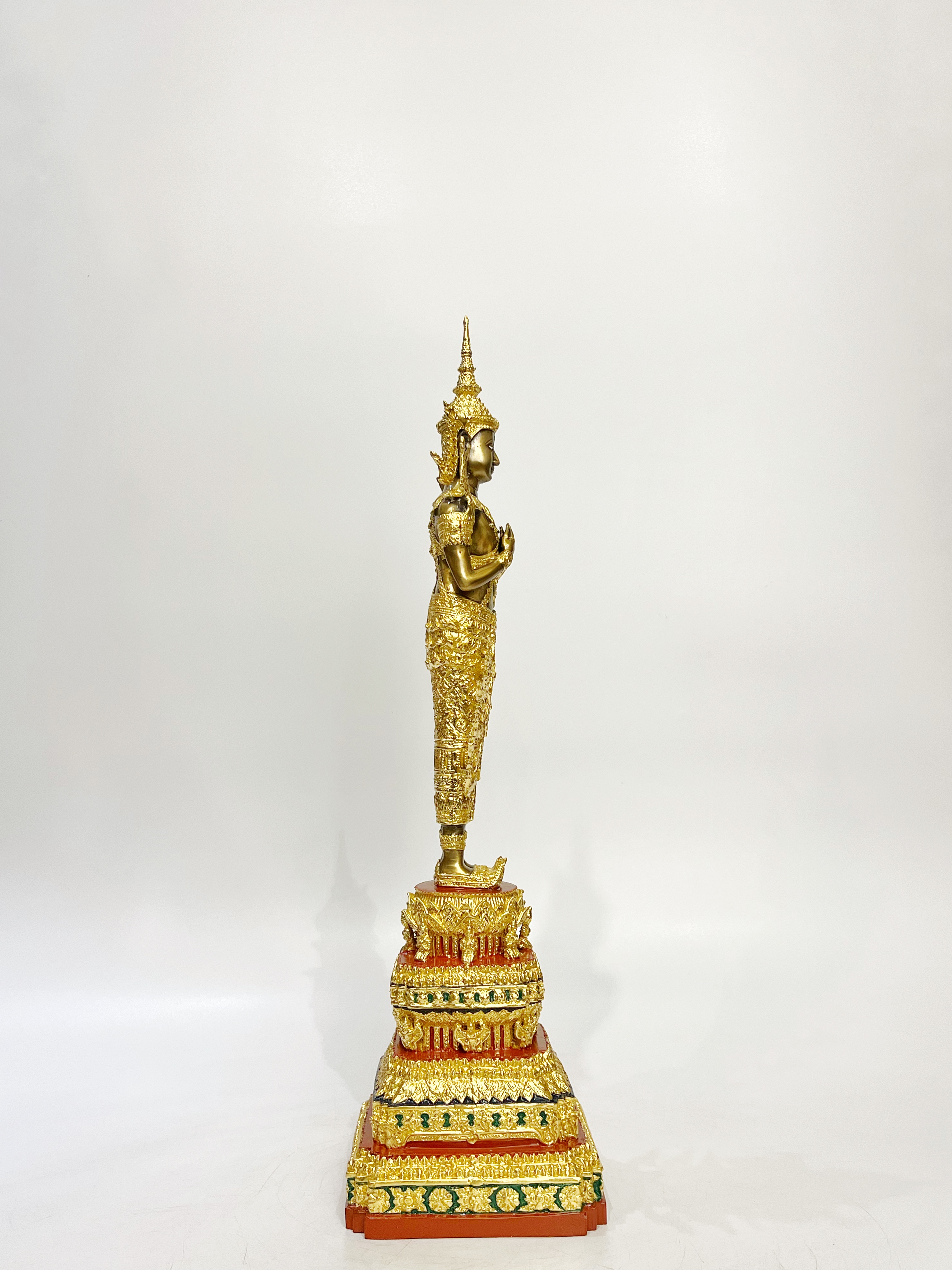 พระพุทธรูปปางรำพึง ทรงเครื่องจักพรรดิ์ หน้าตัก 5 นิ้ว