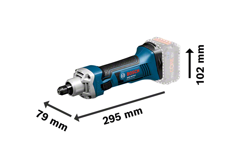 Bosch รุ่น GGS 18 V-LI เครื่องเจียรคอตรงไร้สาย (เครื่องเปล่า)