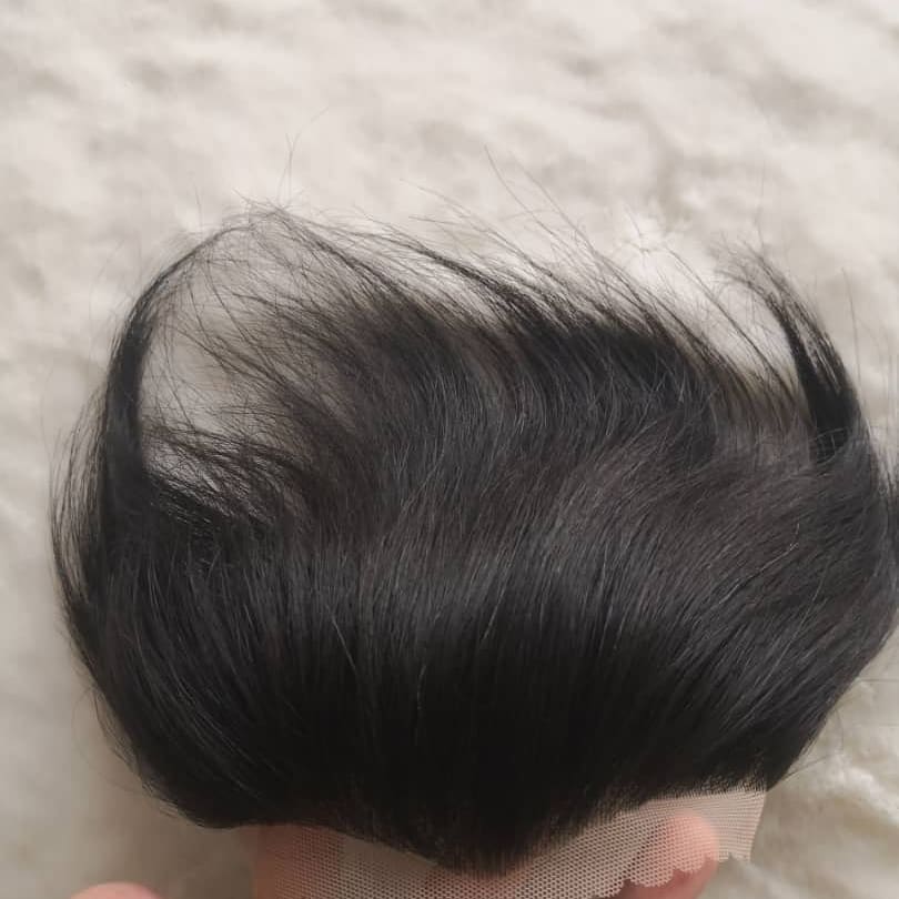 แผ่นปิดหัวล้าน ผมแท้100% ปิดหัวล้านตัวM หัวเถิก