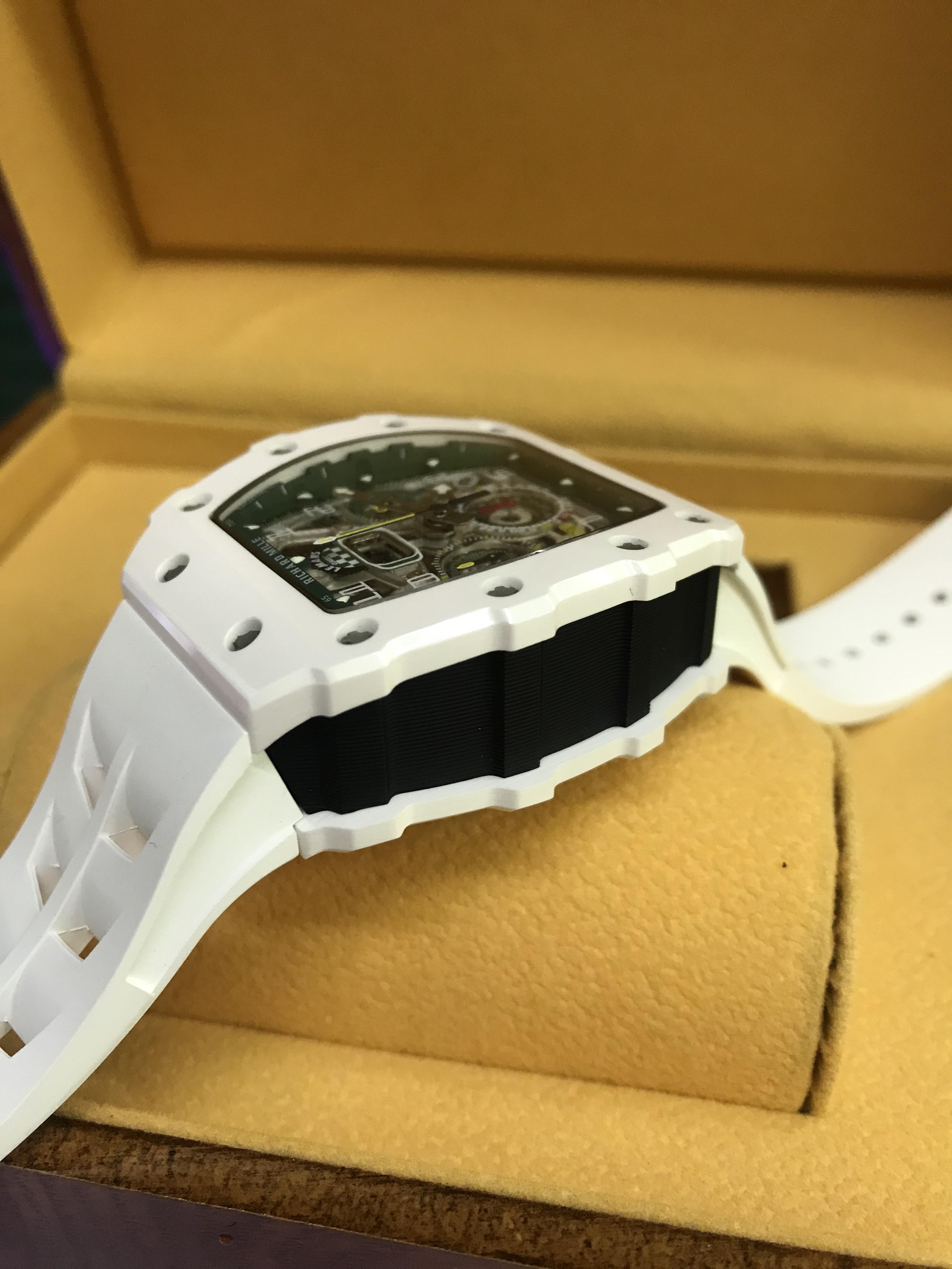 Richard Mille RM11-03 White Ceramic (Swiss KV) .