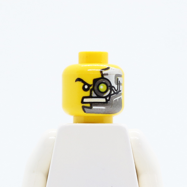 Alien with Cyborg Eyepiece, Eyebrow Right Side Pattern - Blocked Open Stud
