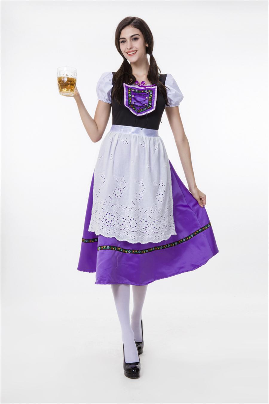 ชุดบาวาเรียน เยอรมัน สีม่วง 🏍️💨 ส่งไวจากไทย ออกโทเบอร์เฟส เทศกาลเบียร์