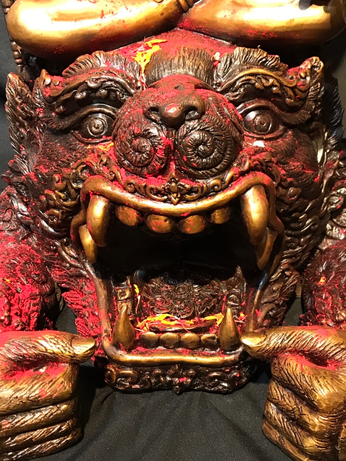 พระศิวะมหาเทพ บัลลังก์หนุมาน หน้าตัก 9 นิ้ว