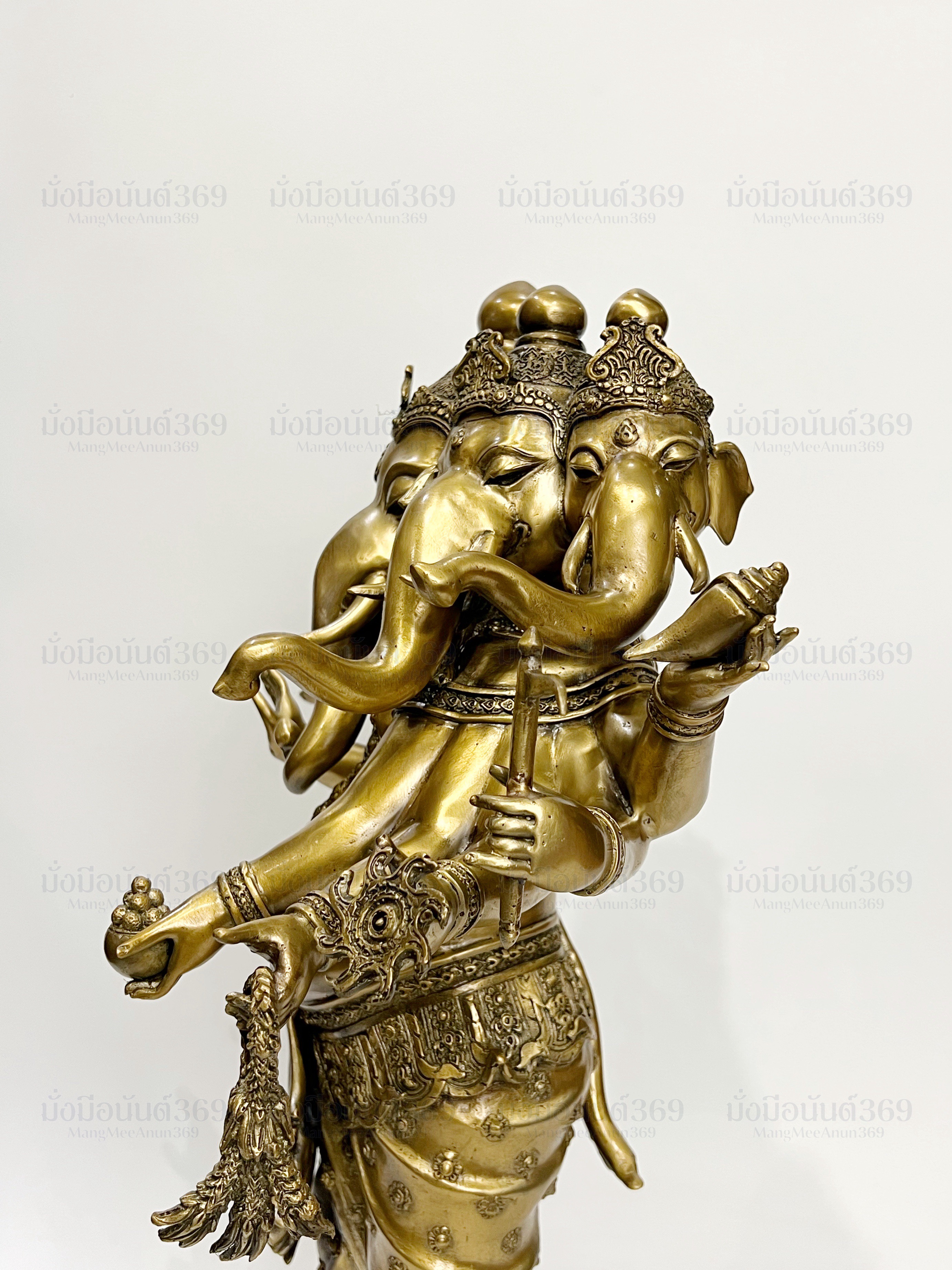 พระพิฆเนศ ปางห้าเศียร (ปัญจมุขคณปติ) หน้าตัก 9 นิ้ว *ห้ามนำภาพไปใช้ทุกกรณี