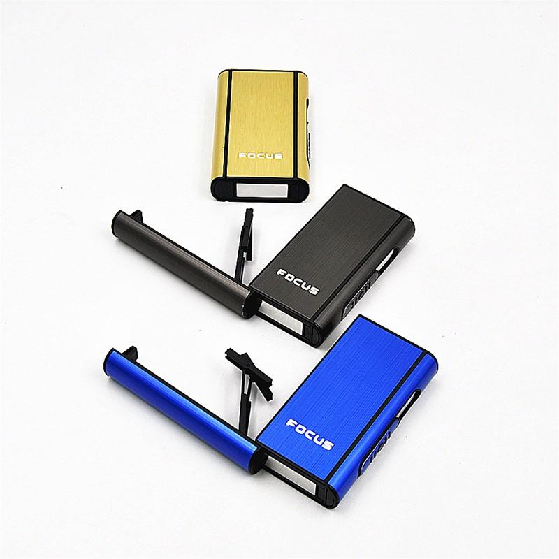 FOCUS_กล่องพลาสติคใส่มวนยาเส้น 8 มวน แบบกดออโต้