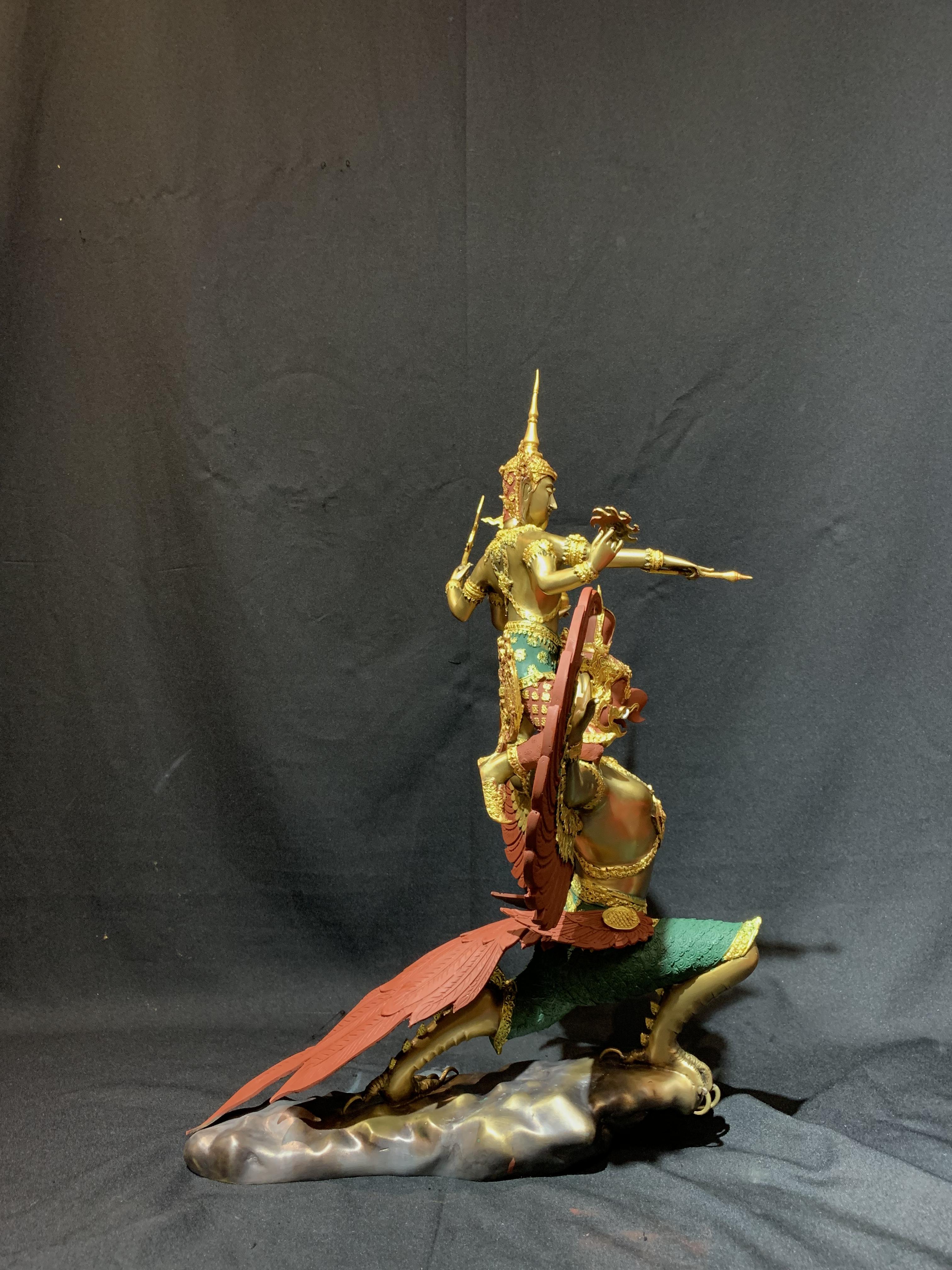 พระนารายณ์ทรงครุฑ หน้าตัก 9 นิ้ว