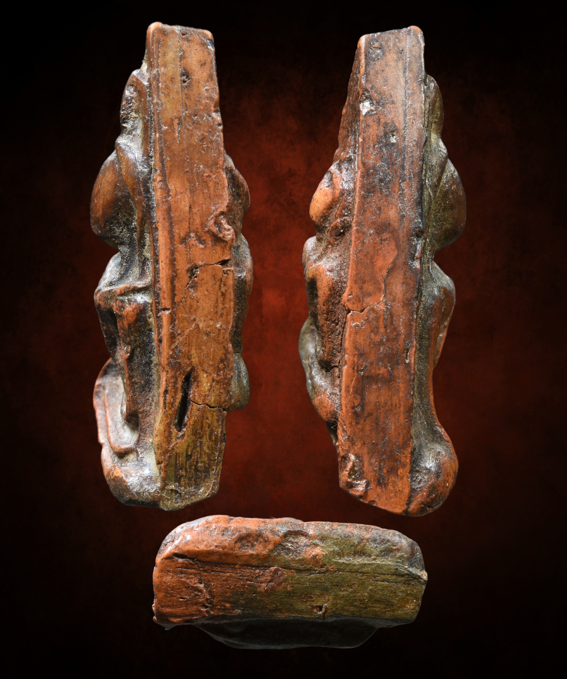 พระนางพญา พิมพ์เข่าโค้ง หลังนางพญา