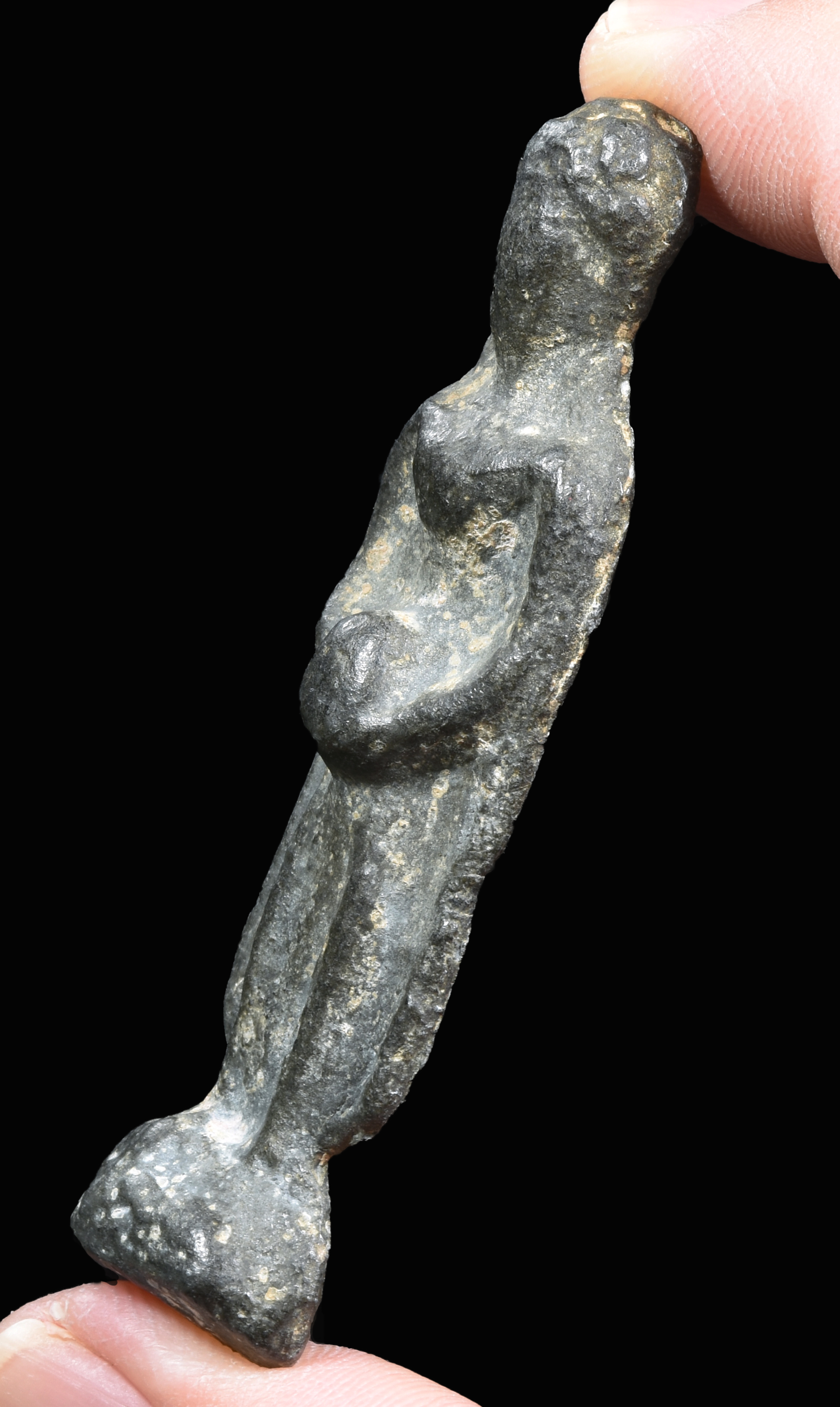 พระร่วงยืนอุ้มบาตร เนื้อชิน