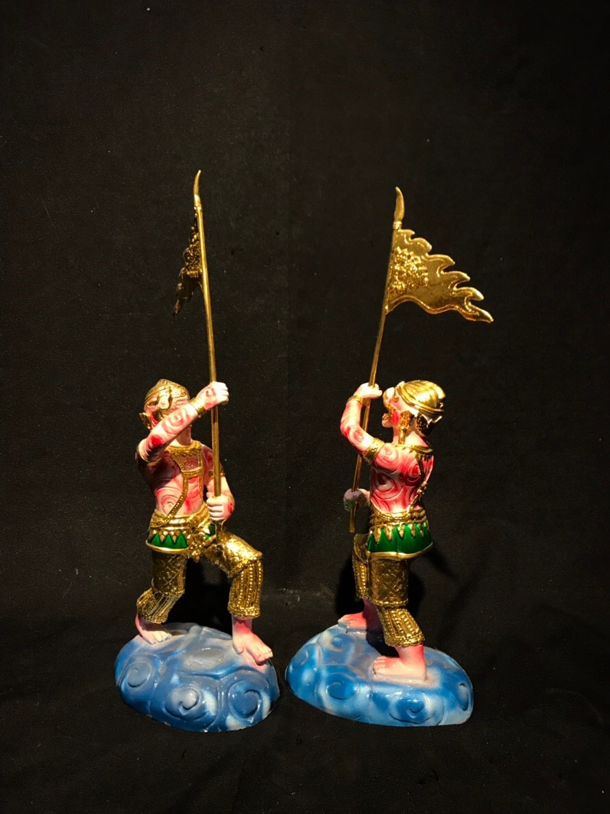 หนุมานเชิญธง หน้าตัก 5 นิ้ว