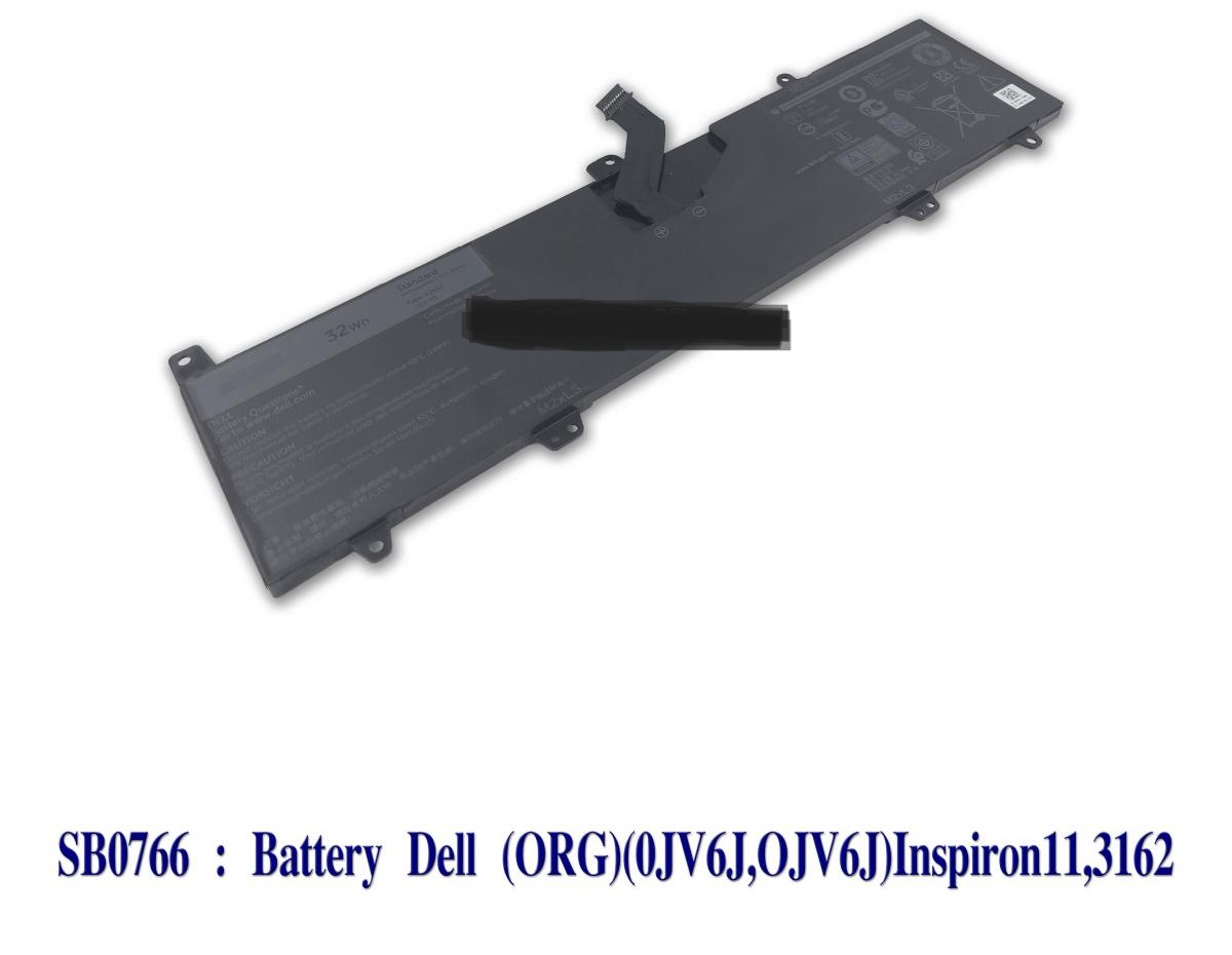 SB0766 - BatteryDell(ORG)(0JV6J,OJV6J)Inspiron11,3162,3164,3168,3179,3180,8NWF3,PGYK5,4K8YH,