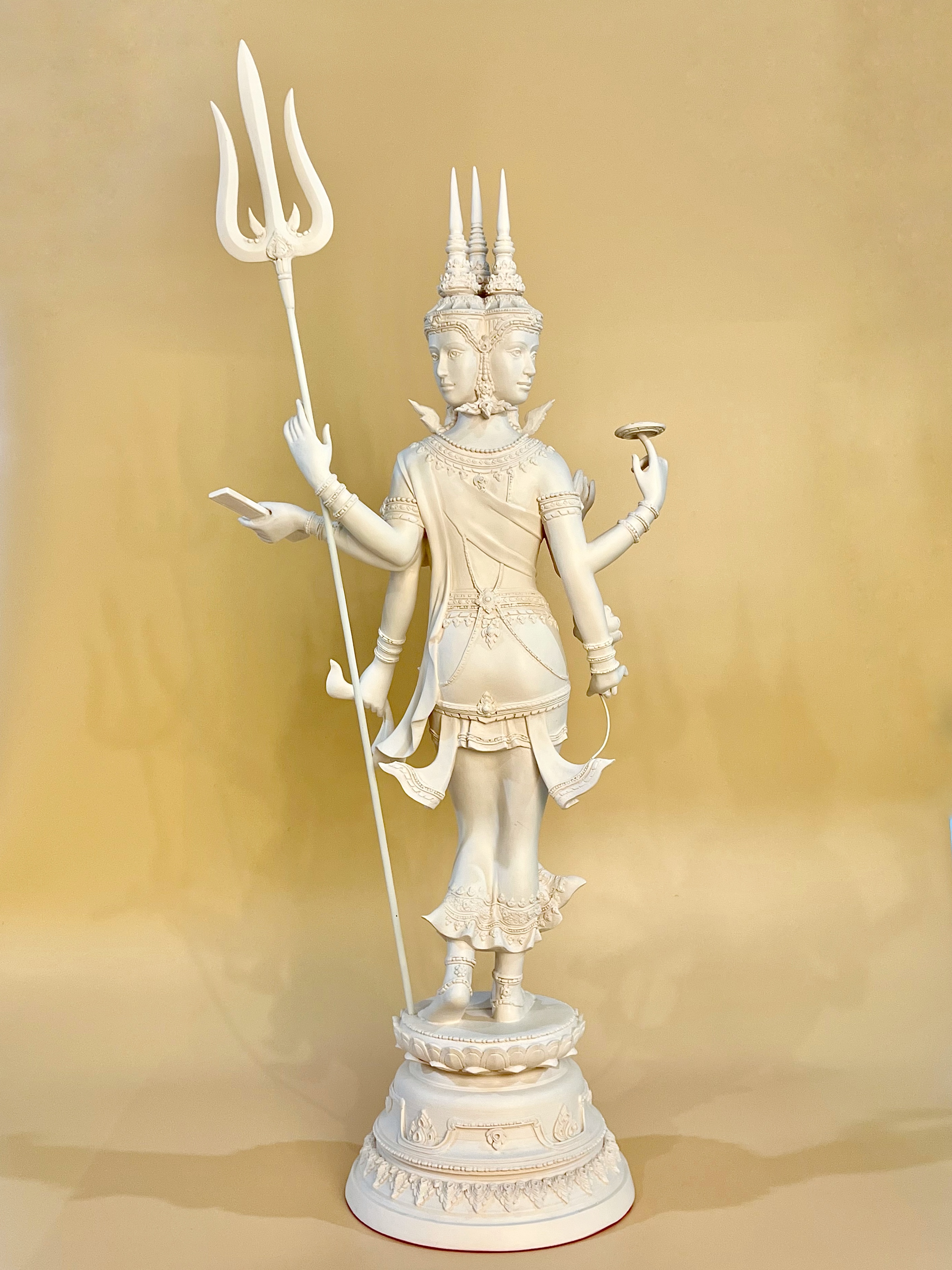 พระตรีศักติมหาเทวี สูง 30 นิ้ว