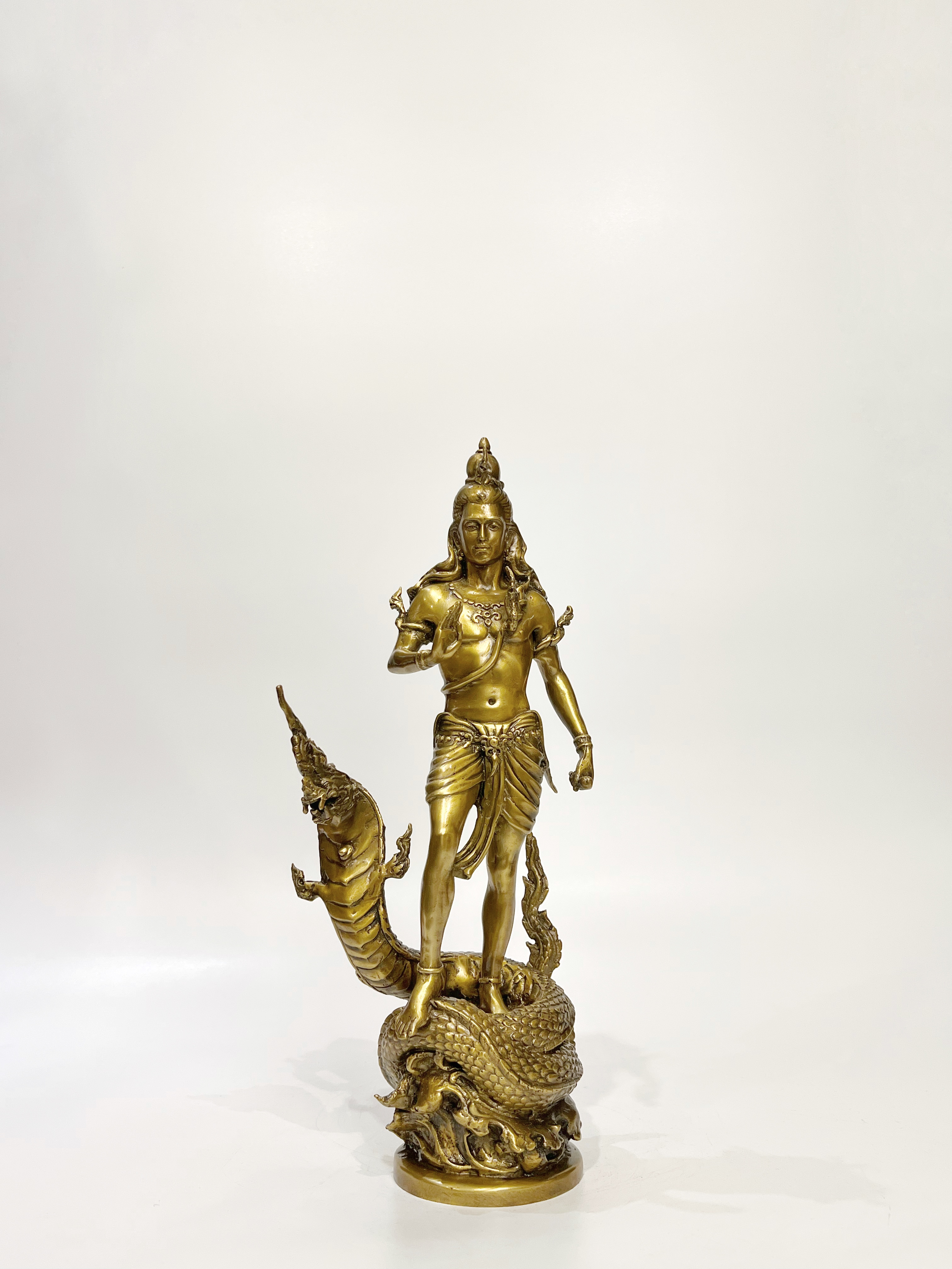 นาคาธิปดีศรีสุทโธ และ นาคีศรีปทุมมา (ขนาดสูง 14 นิ้ว)