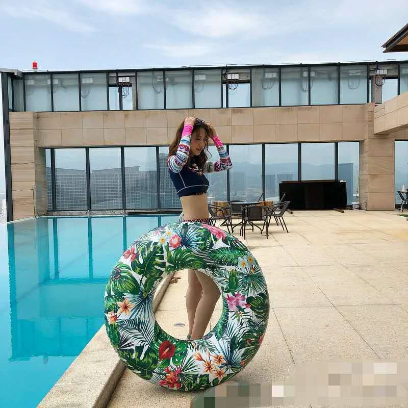 ห่วงยางฮาวาย Inflatable Hawaii Ring Pool Float