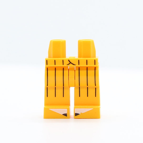CSBM Hips and Legs with 6 Black Vertical Stripes and Pencil Tips on Feet Pattern