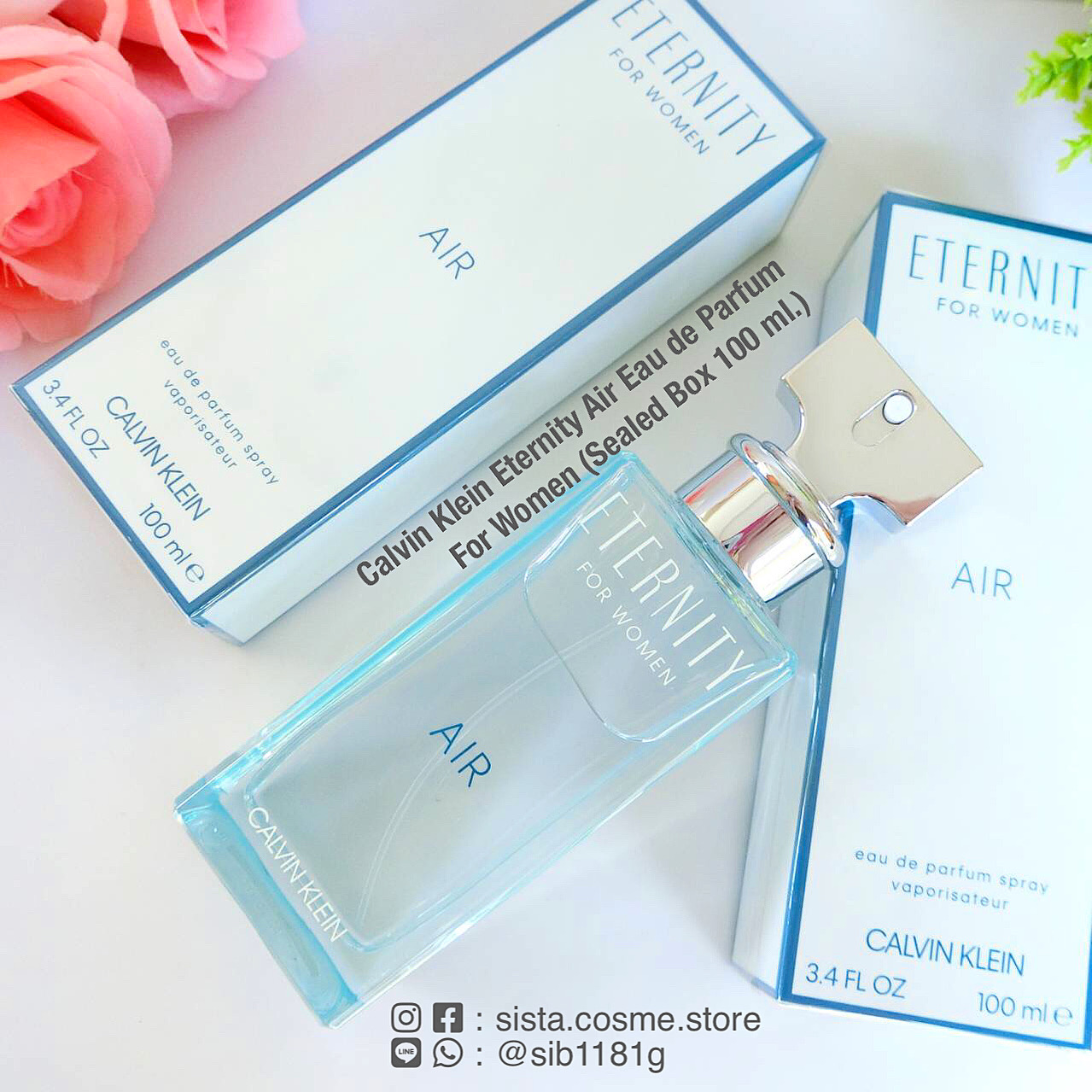 Calvin Klein Eternity Air Eau de Parfum For Women (Sealed Box 100 ml.)