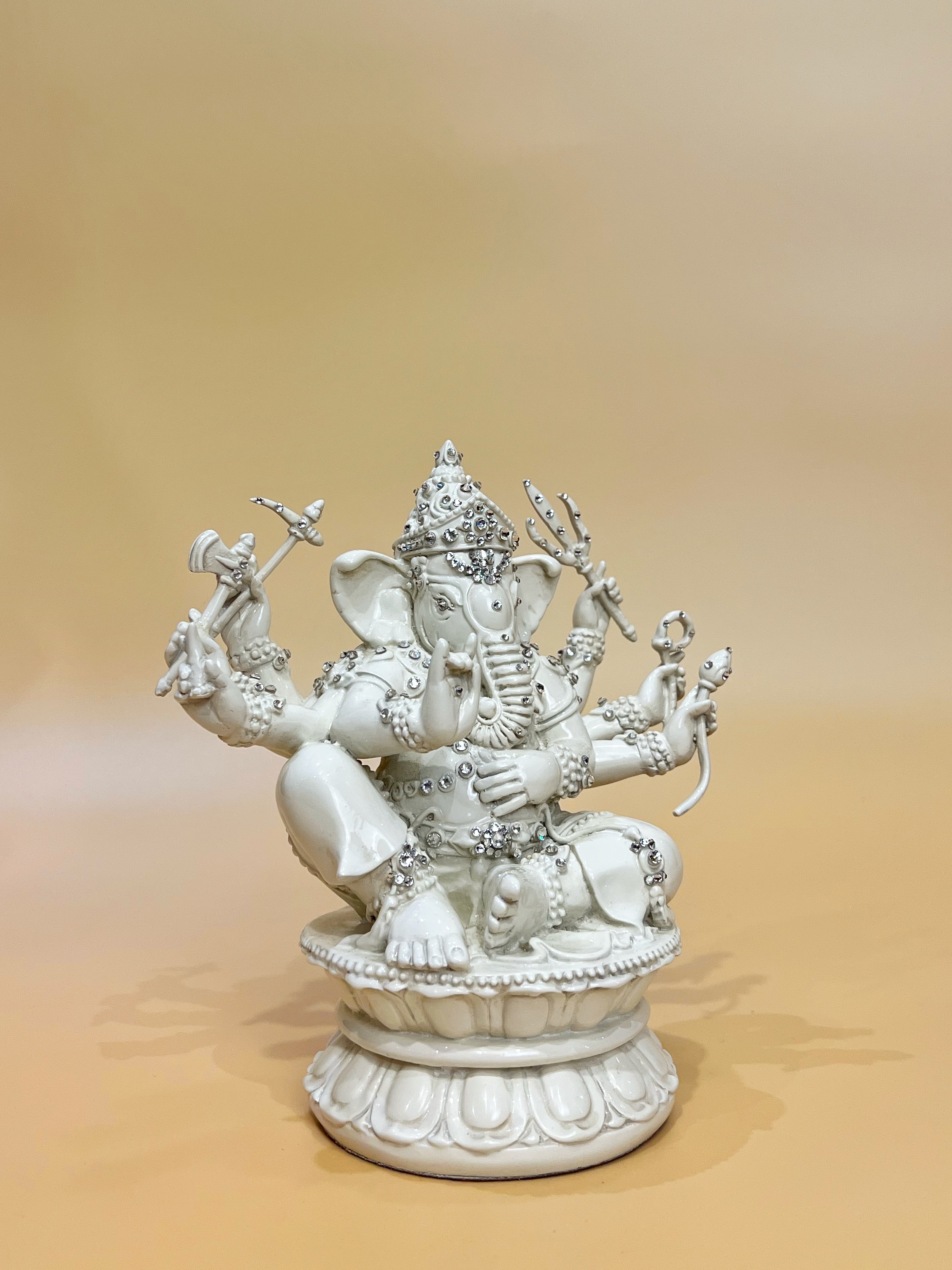 พระพิฆเนศ ประทานพร 8 กร หน้าตัก 3 นิ้ว