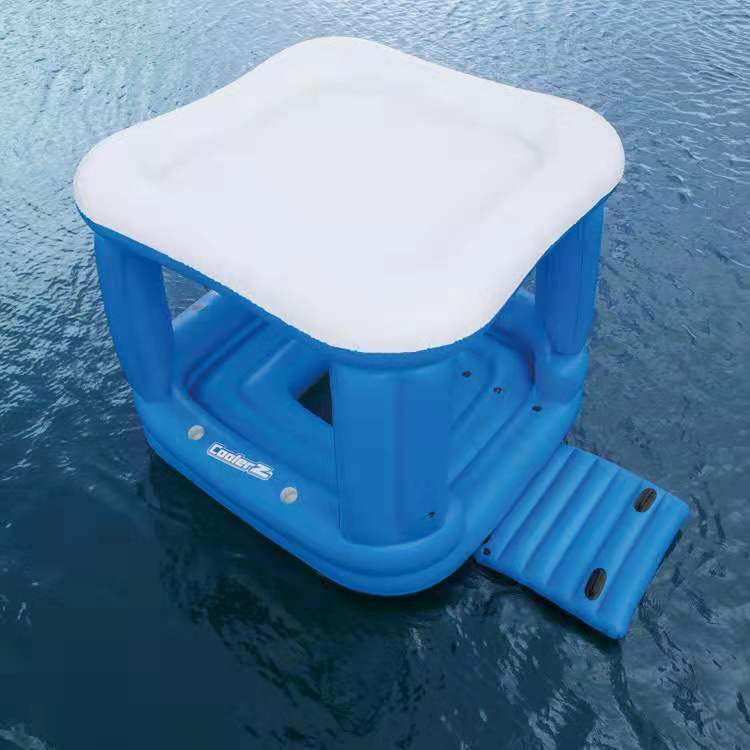 แพยางลอยน้ำขนาดใหญ่ ผู้ใหญ่นั่งได้ 5-6 คน Inflatable Bestway Blue And White 5-6 Adults Water Park Island