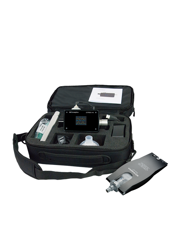 CITREX H4 เครื่องสอบเทียบเครื่องช่วยหายใจทางการแพทย์และสอบเทียบเครื่องวัดอัตราการไหลก๊าซทางการแพทย์