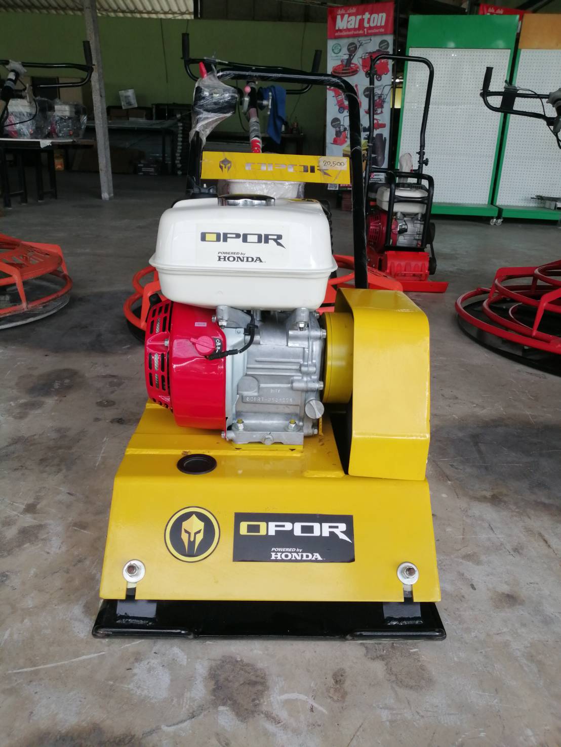 OPOR เครื่องตบดิน ขนาด3-5ตัน + HONDA GX160