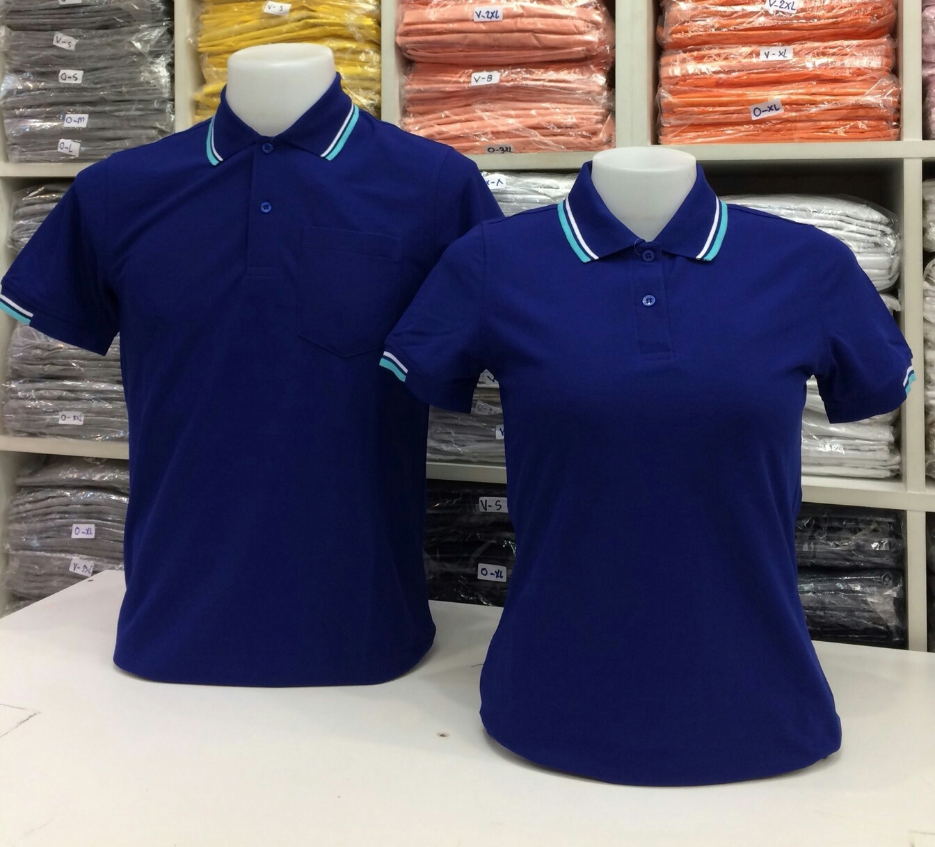 เสื้อโปโลหญิง-ชาย ไซต์ S-3XL