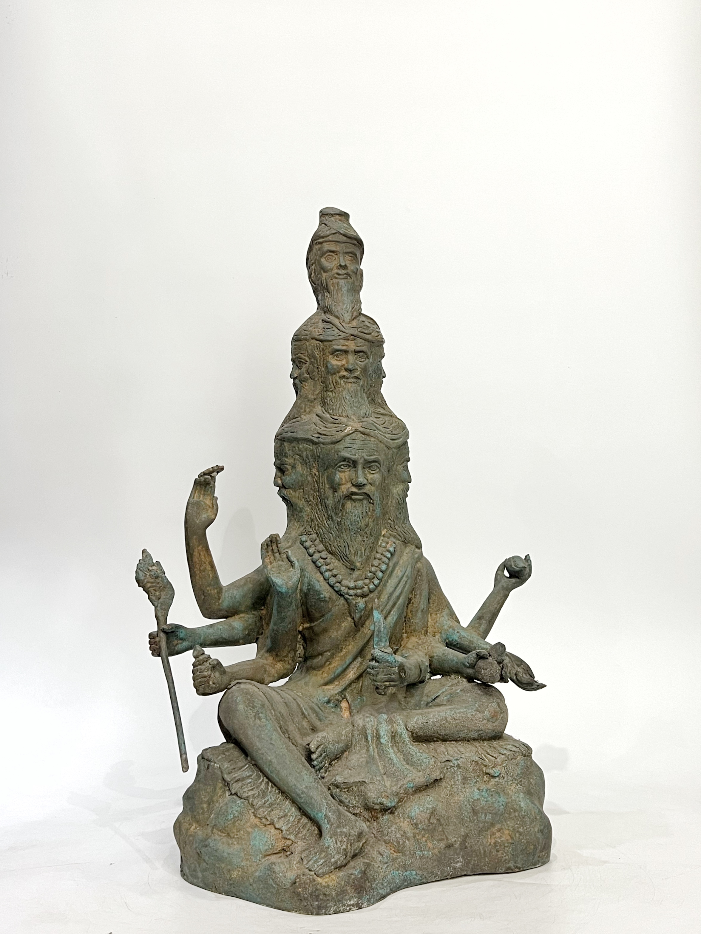 มหาบรมครูพ่อปู่ฤาษี 9 หน้า ปางประทานพร หน้าตัก 9 นิ้ว