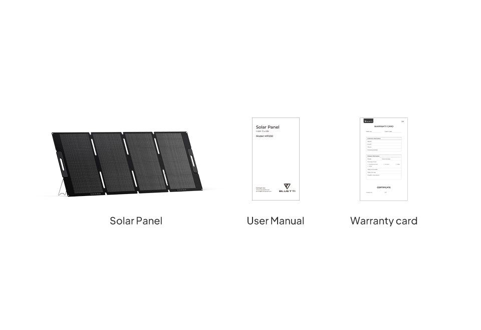 BLUETTI EB70 Portable Power Station + MP200 Solar Cell เซทแบตเตอรี่สำรองพกพา พร้อมโซลาร์เซลล์