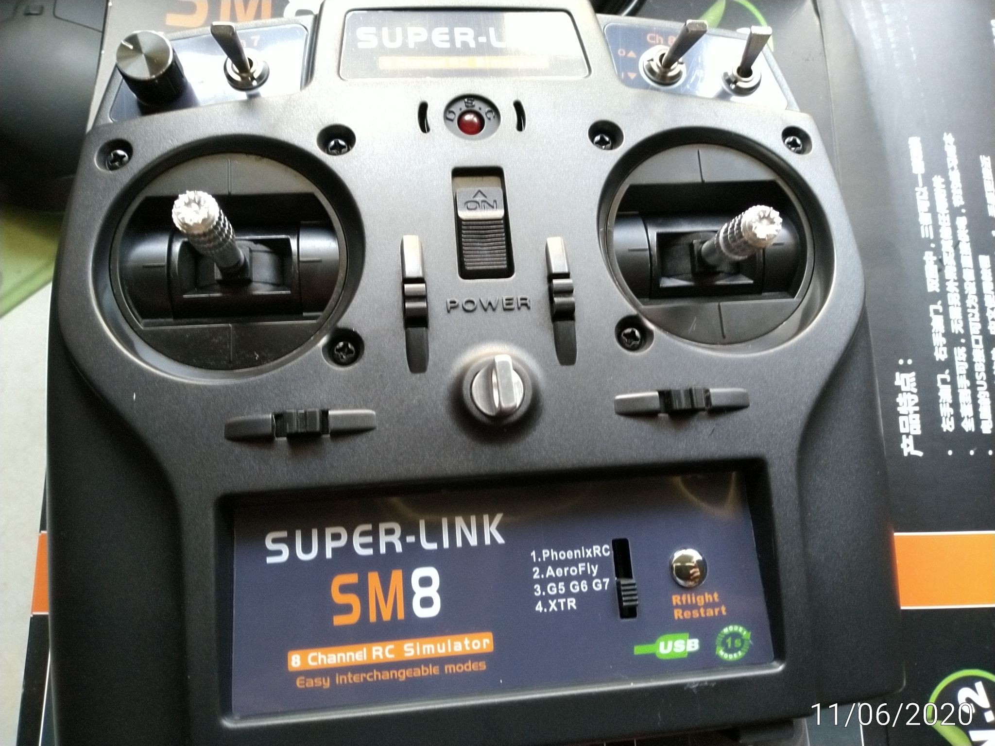 ชุดฝึกบิน Simulator Super - link SM8 8 channel