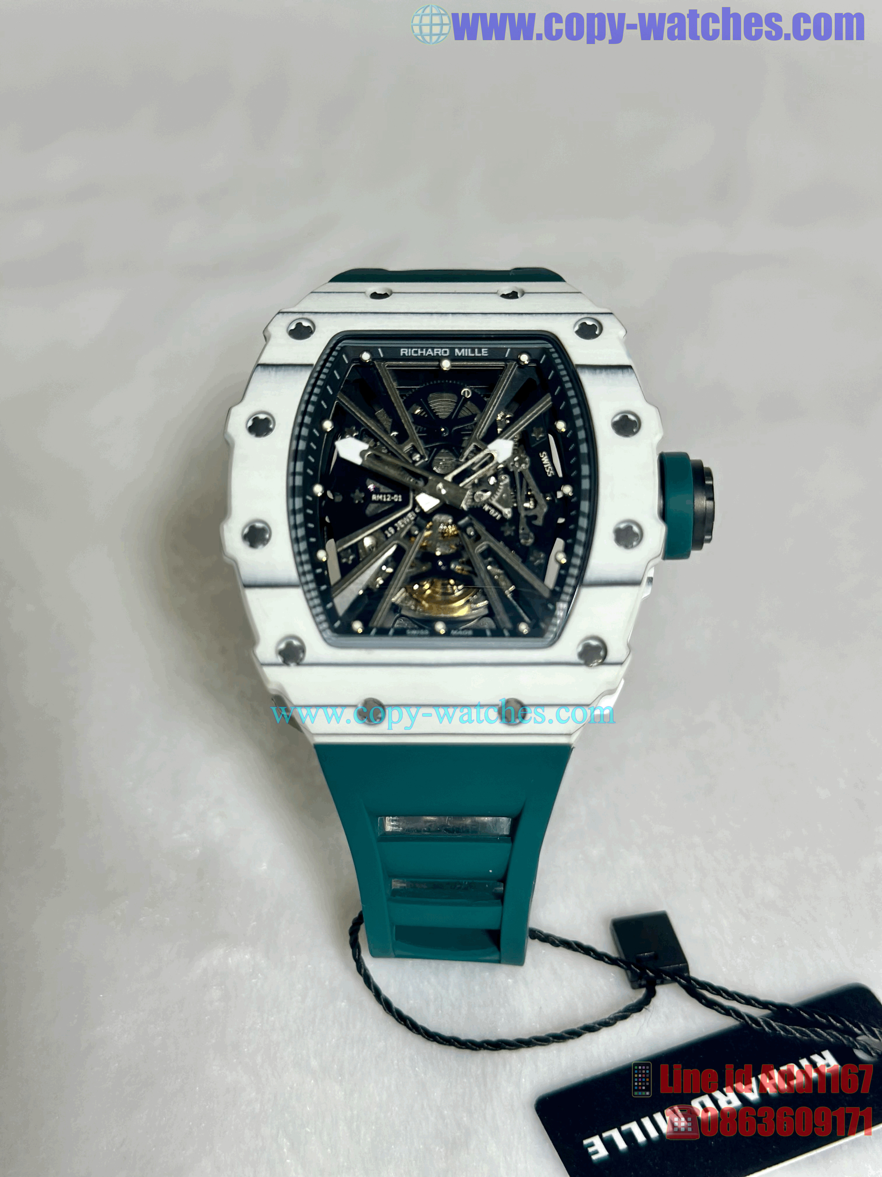 Richard Mille RM12-01 White Carbon