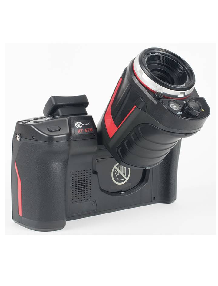 SONEL รุ่น KT-650 (25mm lens) กล้องส่องความร้อน ย่านวัดอุณหภูมิ -20°C to +800°C ค่าความละเอียด 640x480 พิกเซลศ์ ค่าเฟรมเรต 50 Hz