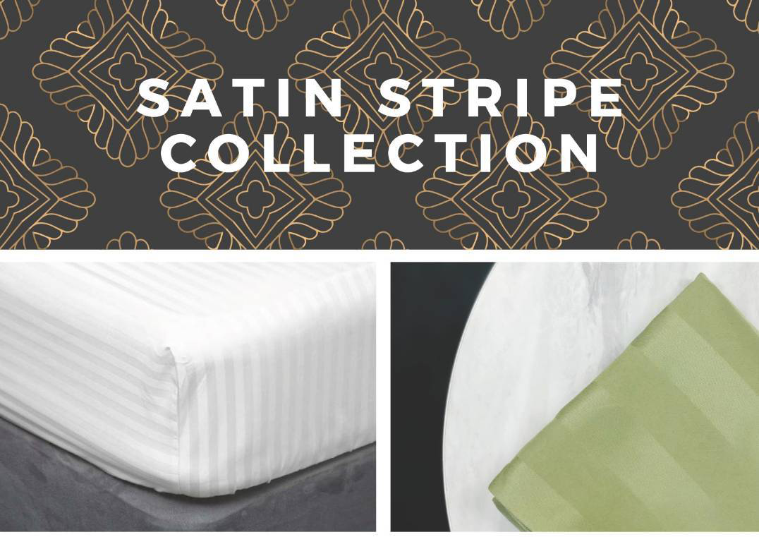 ชุดผ้าปูที่นอน พร้อมผ้านวม ครบเซต ผลิตในไทย ผ้า Super Soft สีพื้นลายริ้ว