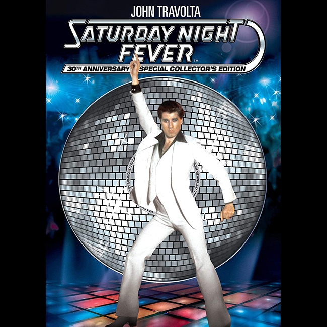 สูทขาวย้อนยุค (ดิสโก้) ของ จอห์น ทราโวต้า จากเรื่อง Saturday Night Fever